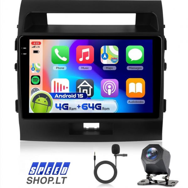 Toyota Land Cruiser 200 Multimedia 2007–2015 Carplay Android